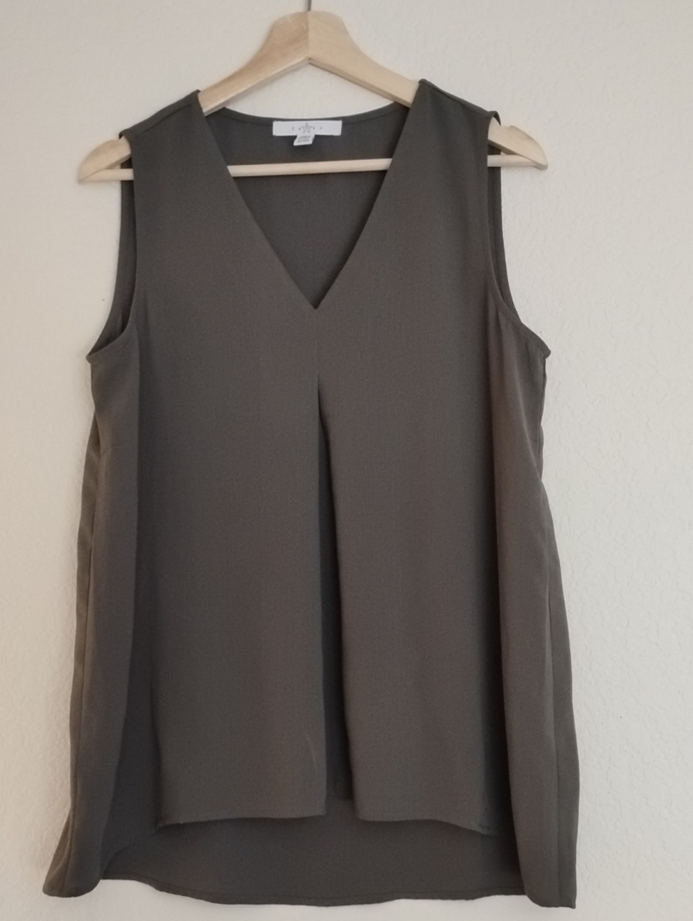 Fever Neutral Olive Color Airy Tank